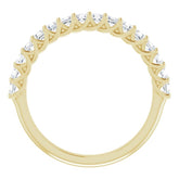 14K Yellow 3/4 CTW Natural Diamond Anniversary Band